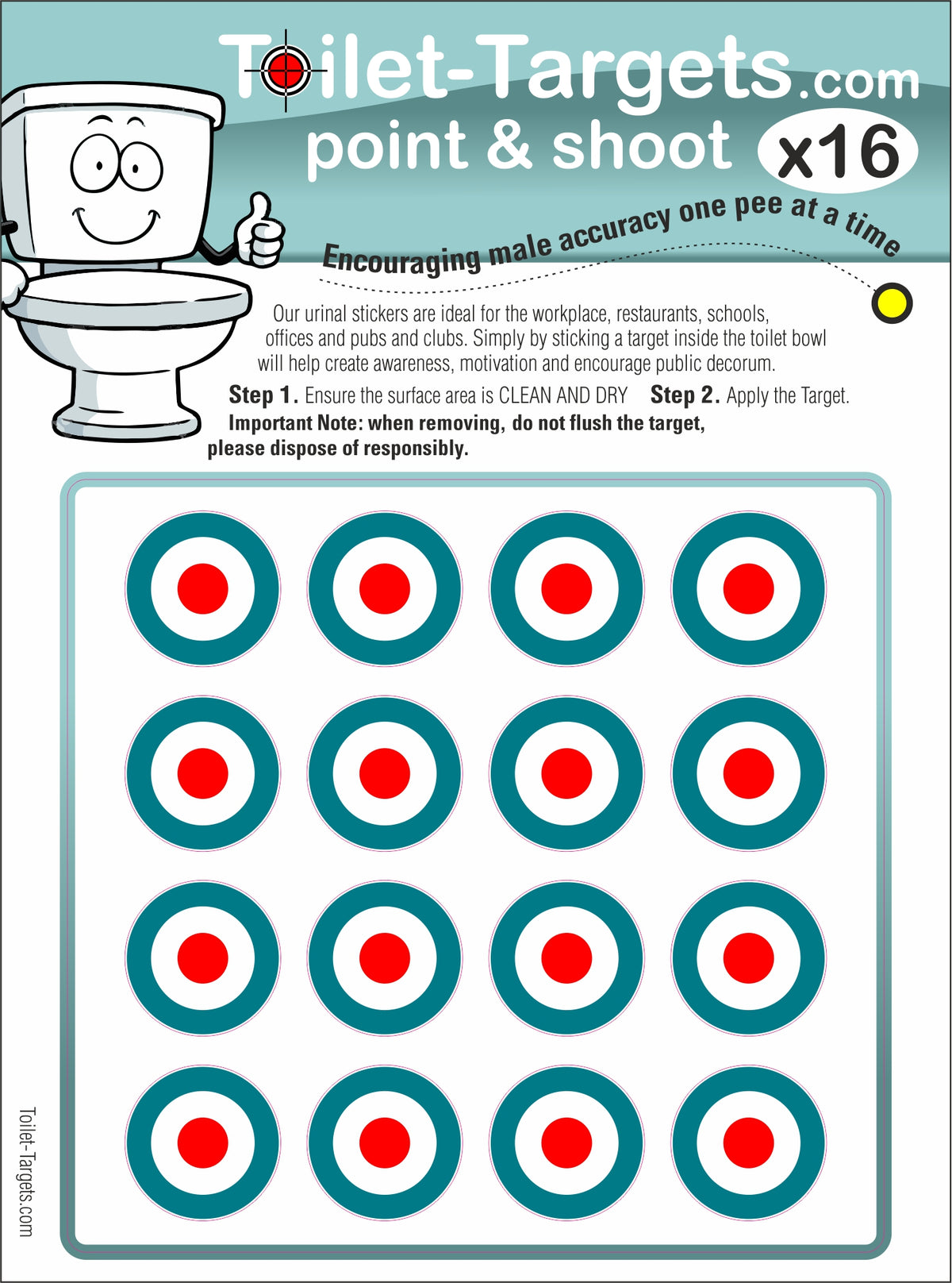 Potty Target Target – Toilet-Targets